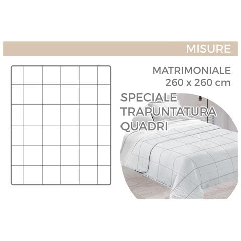 Quilt Trapuntino Piumino Estivo Digitale 100gr Mq Microfibra Garden D5 - Foto 5