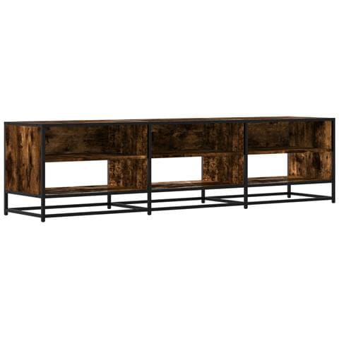 Mobile Porta Tv Rovere Fumo 180x40x46 Cm In Truciolato - Foto 2