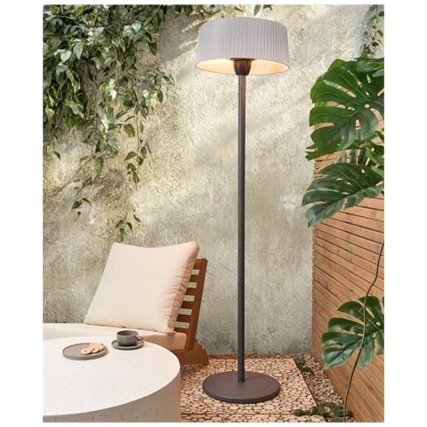 Riscaldatore A Infrarossi Da Patio A Piantana Varazze 1500 W Grigio - Foto 1