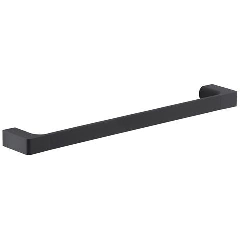 Portasalviette 45 Cm Da Muro In Ottone E Cromall Pi21-45 Serie Pirenei Nero Opaco - Foto 1
