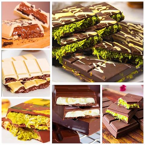 Stampo In Silicone Per Cioccolato Alla Dubai Con Set Di Accessori - Foto 5
