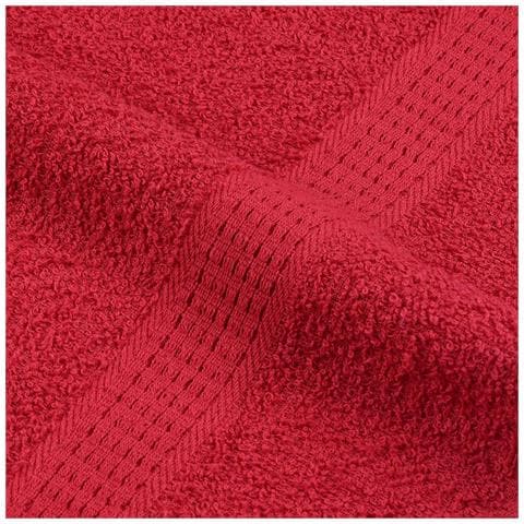 Asciugamani 10 pz Rossi 50x100 cm 360 g/m² 100% Cotone - Foto 7