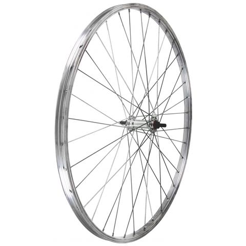 Ruota 24 3/8 Alluminio Anteriore Perno 5/16 Mozzo Su Cuscinetto - Foto 1