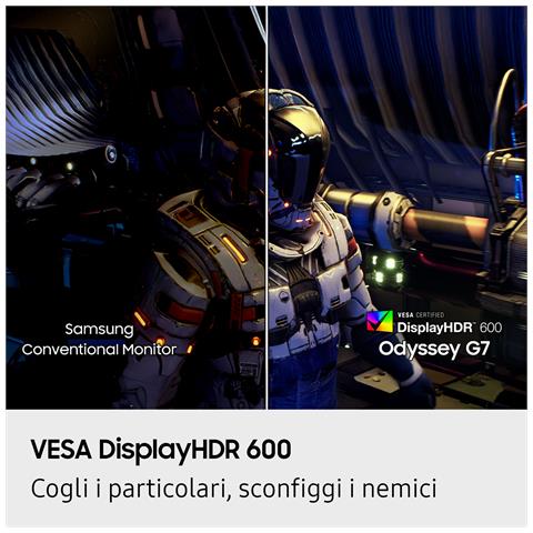 Monitor Gaming Odyssey G7 - G75F da 37" UHD Curvo - Foto 8