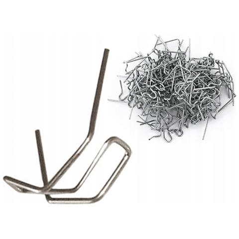 Graffe Per Plastica A Taglio Interno 0,8 Mm - 100 Pezzi | Alta Qualità E Durata | Uso Automotive, Artigianato E Progetti Diy - Foto 1