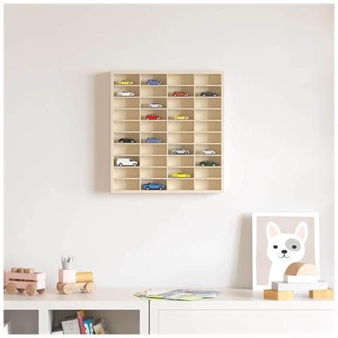 Vetrina a muro Beige 40 x 4,5 x 43 cm Legno multistrato - Foto 2