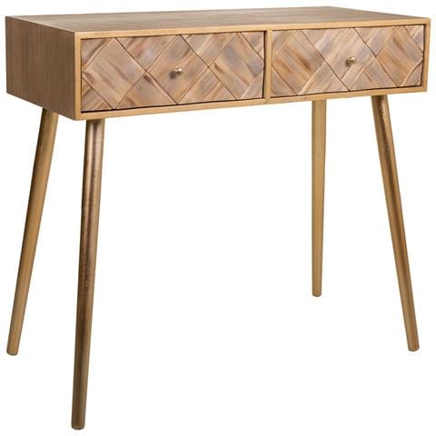 Mobile Da Ingresso In Legno Marrone 88x41x79h - Foto 1