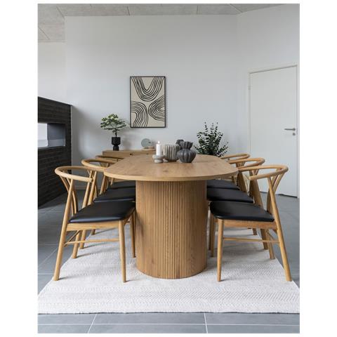 Portavaso In Ceramica Nera Vikasa Home Ø15x23,5 Cm - Foto 7