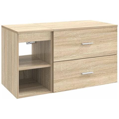 Set di mobili per il bagno 2 pcs Rovere Sonoma - Foto 1