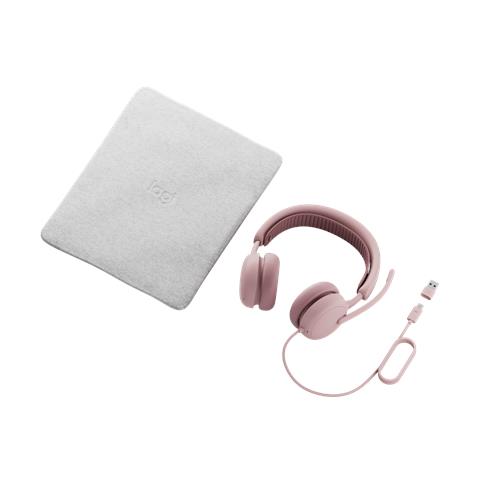981-001616 cuffia e auricolare Cablato A Padiglione Musica e Chiamate USB Type-C / USB Type-A Rosa - Foto 6