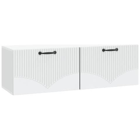 Mobile Porta TV da Muro Bianco 98 x 31 x 30 cm - Foto 1
