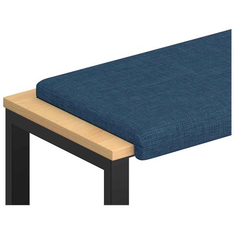 Cuscino per panchina Tessuto Blu Profondità 35 cm - Foto 1