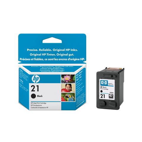 C9351aE#301 Cartuccia Ink Originale 21 Nera Deskjet 3910 / 3920 / 3930 Capacità 190 Pagine - Foto 2