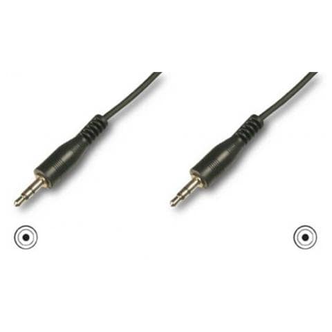Cavo Stereo Con Connettori Maschio / Maschio Jack 3.5 Mm. - Mt. 1,50 (Ak-Av100)  - Foto 1