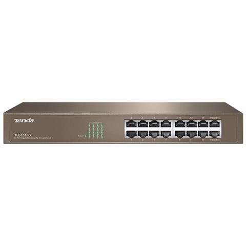 Switch TEG1016D 16 Porte Gigabit 10 / 100 / 1000 - Foto 1