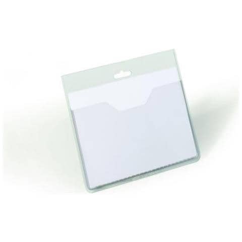 Busta Portanome Tasca Aperta Formato 60x90mm (hxl) Trasparente 20 Pz - Foto 1