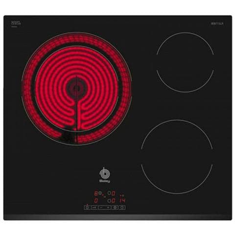 Piano Cottura 3EB715LR Elettrico 3 Zone Cottura da 60 cm Colore Nero - Foto 1