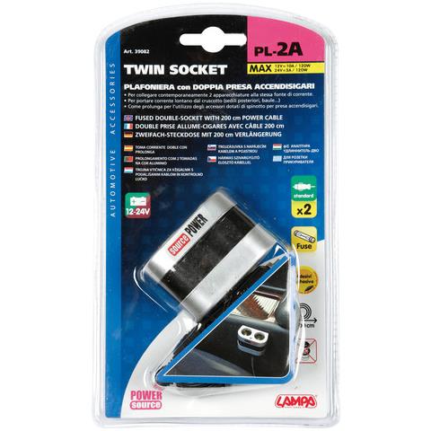Doppia Presa 12/24v Accendino Pilot Con Prolunga - Foto 2