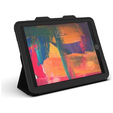 202002483 Custodia Per Tablet 24,6 Cm [9.7] Custodia A Libro Nero (Rugged Messenger Case Plu - Rugged Messenger Case With Visionguard, Black)  - Foto 1