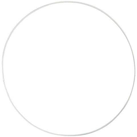 Metallo Anello Filo D 30 Cm Cerchio 5 Pezzi - Foto 1