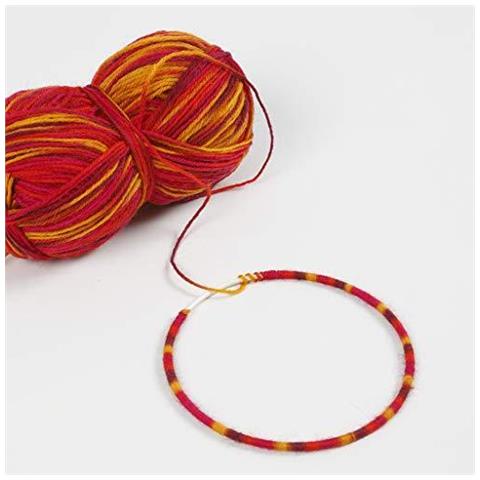 Metallo Anello Filo D 30 Cm Cerchio 5 Pezzi - Foto 2