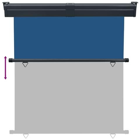 Tendalino Laterale per Balcone 175x250 cm Blu - Foto 10