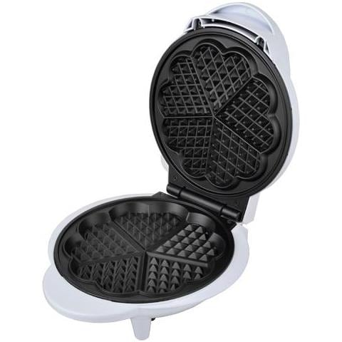 Macchina Per Waffle Cr 3022 1000 W, Numero Di Pasticcini 5, A Forma Di Cuore, Bianco - Foto 2