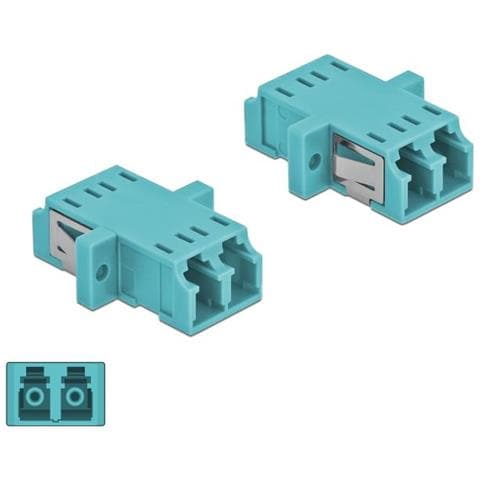 Delock Accoppiatore In Fibra Ottica Lc Duplex Femmina A Lc Duplex Femmina Mult - Foto 1