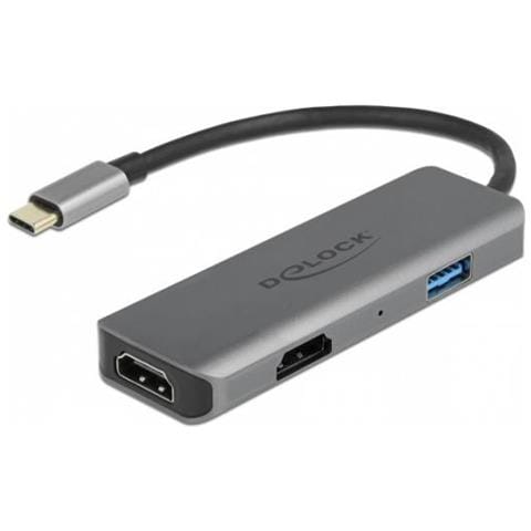 87780 Replicatore Di Porte E Docking Station Per Notebook Cablato Usb 3.2 Gen 1 (3.1 Gen 1) Type-c Grigio - Foto 1