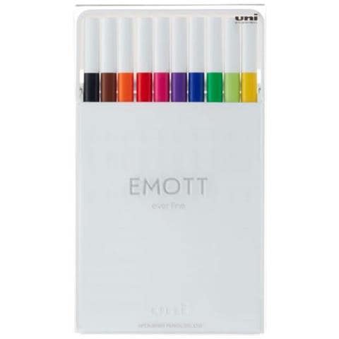 Emott Penna Punta In Fibra 0.4 Mm Colori Assortiti Conf 10 Pz. - Foto 1