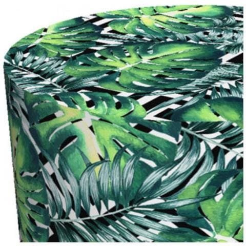 Pouf Stockholm, 40x40x40, Verde, Tessuto - Foto 2
