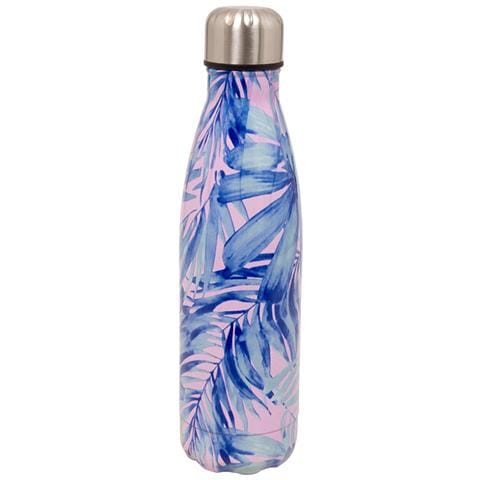 Borraccia Termica 500ml Bottiglia Acqua Thermos Caff&egrave; E Bevande Calde In Acciaio In Fantasia Doppio Strato Borraccia Felce Rosa - Foto 1