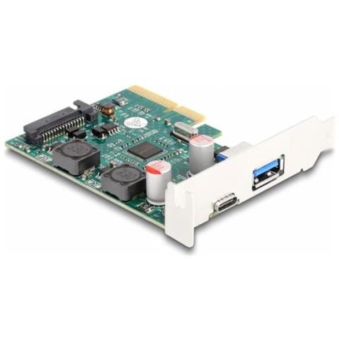 Delock Scheda Pci Express X4 Su 1 X Presa Usb Esterna Di Tipo C Da 10 Gbps - Foto 1