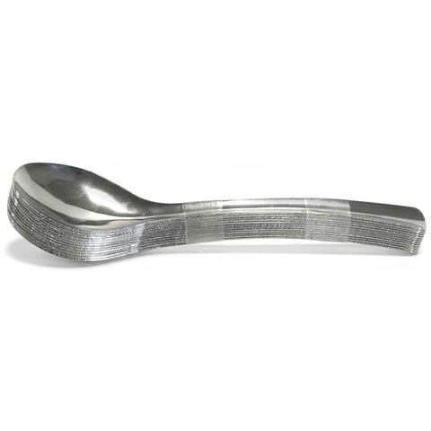 Set Di Cucchiai Ecologic Slim Dolce Metallo Acciaio (12 Unità) - Foto 2