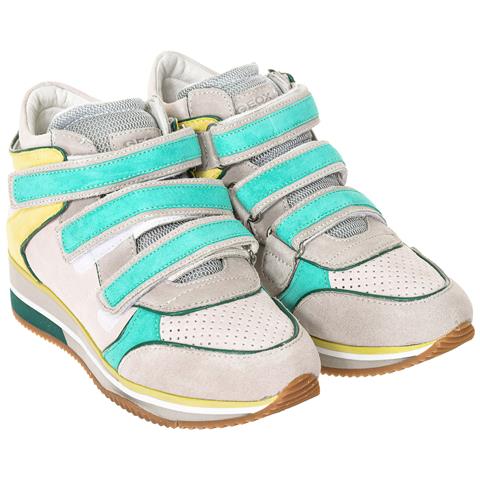 Sneaker Alta Da Donna Con Zeppa In Pelle D3221a-00021 - Foto 4