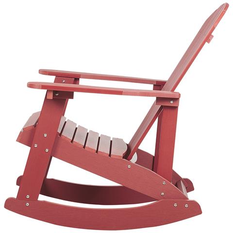 Sedia A Dondolo Rosso Adirondack - Foto 7