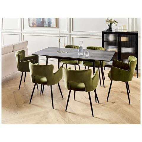 Tavolo Da Pranzo Estensibile Gelanda Grigio 120/160 Cm 80 Cm - Foto 1