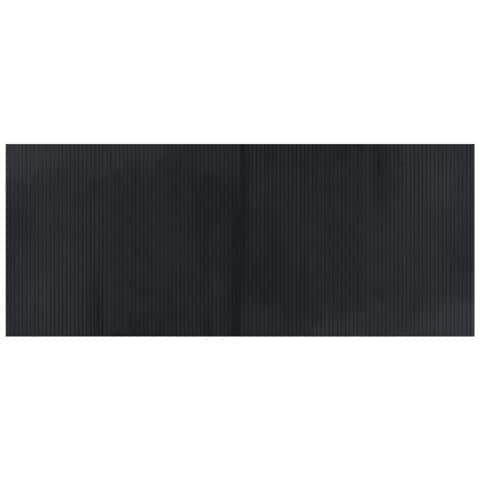 Tappeto Rettangolare Nero 80x200 Cm In Bambù - Foto 2