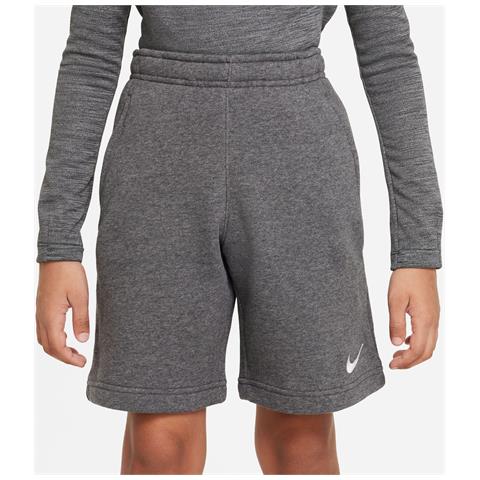 Bermuda Y Nk Flc Park20 Cw6932-071 Bambino Taglia Xs Colore Grigio Scuro - Foto 1