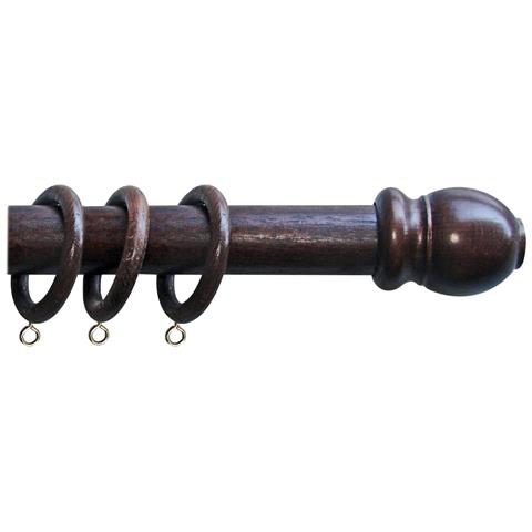 Scorritenda Legno A Strappo D23mm 180cm Noce Emmegi - Foto 1