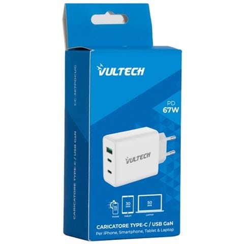 CC-367PDCUGWH Caricabatterie per dispositivi mobili Universale Bianco AC Ricarica rapida Interno - Foto 4