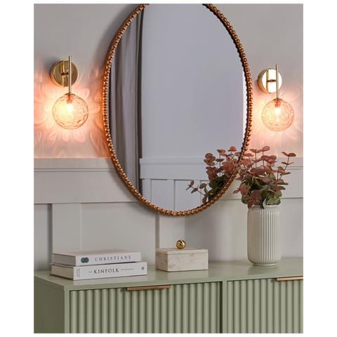 Set Di 2 Lampade Da Parete Anadyr Vetro Rosa - Foto 1