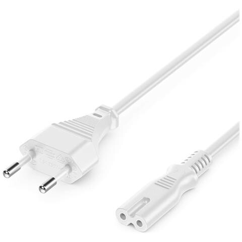 EC1916 cavo di alimentazione Bianco 1,8 m CEE7/16 Accoppiatore C7 - Foto 2