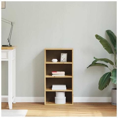 Armadietto Laterale Odda 40x24x79 Cm In Legno Massello Di Pino - Foto 3