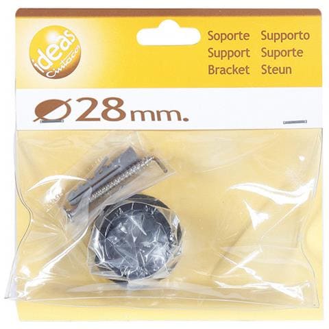 1 Supporto Laterale Nero 28mm - Foto 1