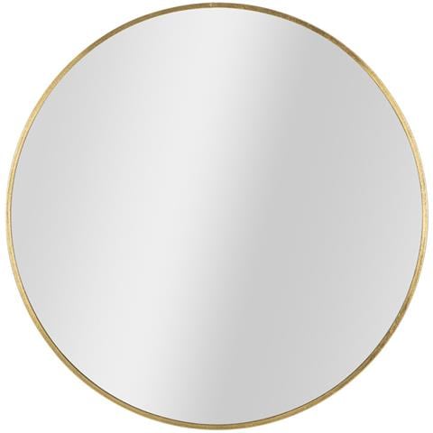 Specchio Con Cornice Mf484 - Oro - Metallo - 100x2x100 Cm - Foto 1