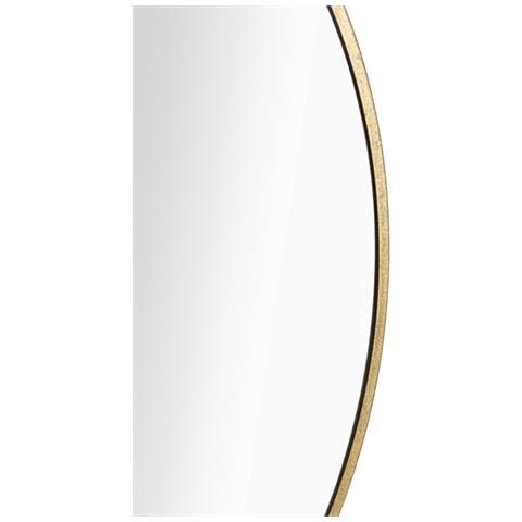 Specchio Con Cornice Mf484 - Oro - Metallo - 100x2x100 Cm - Foto 2