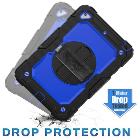 Custodia Per Samsung Galaxy Tab A 8.0"" Con Cinta Da Spalla - Blu Elegante E Pratico - Foto 4