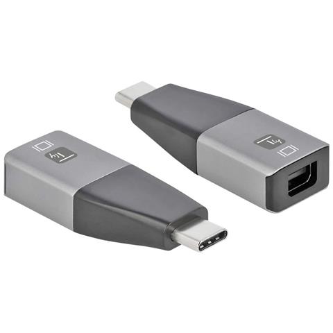 IADAP USBC-MDP4K60 adattatore grafico USB 3840 x 2160 Pixel Nero, Argento - Foto 1