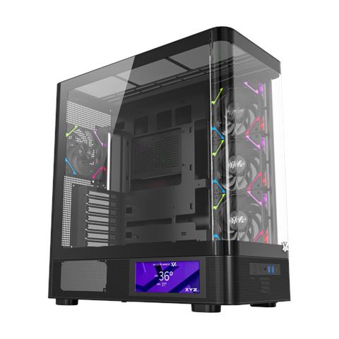 X-CS-QUANTUMPRO-B computer case Midi Tower Nero - Foto 1